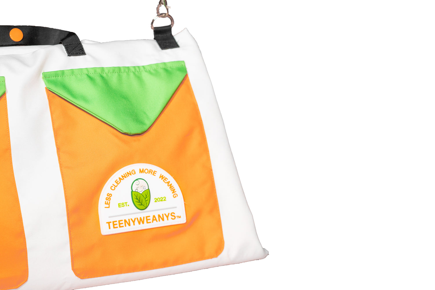 TEENYWEANYS: Stylish Bag, Food Catcher, and Foldable Waterproof Baby Grab Mat