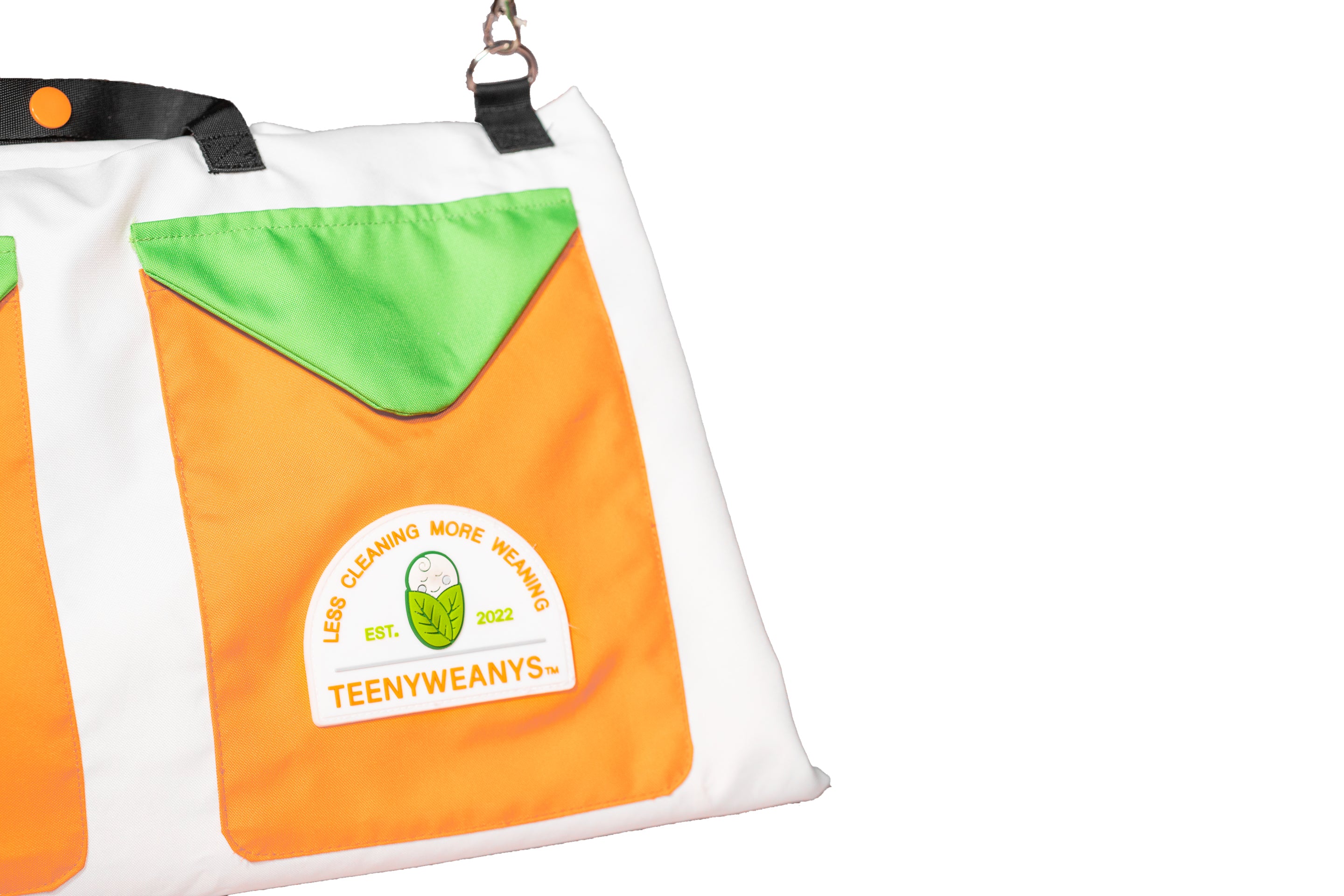 TEENYWEANYS: Stylish Bag, Food Catcher, and Foldable Waterproof Baby Grab Mat